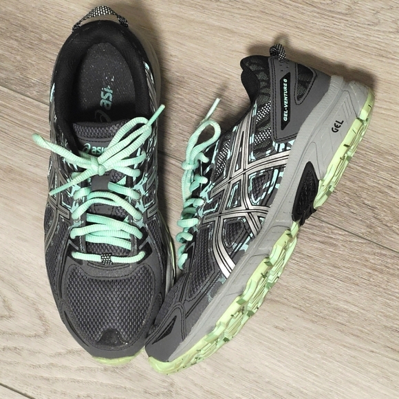 ASICS gel-venture Women's Running Shoes Sz 9 - Picture 1 of 5